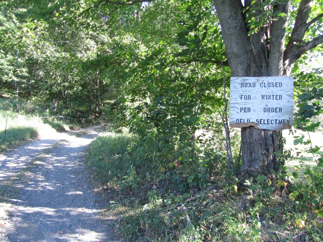 Road Closed For Winter