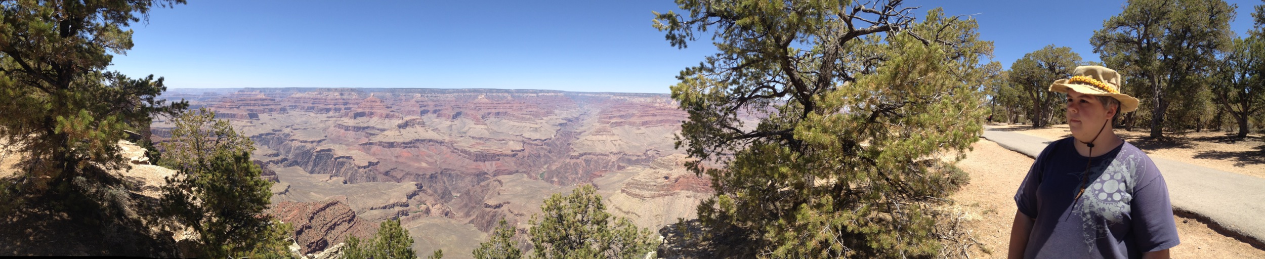 Grand Canyon Pano 2 w/ Dachary