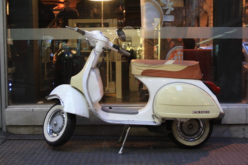 Vespa at Starbucks