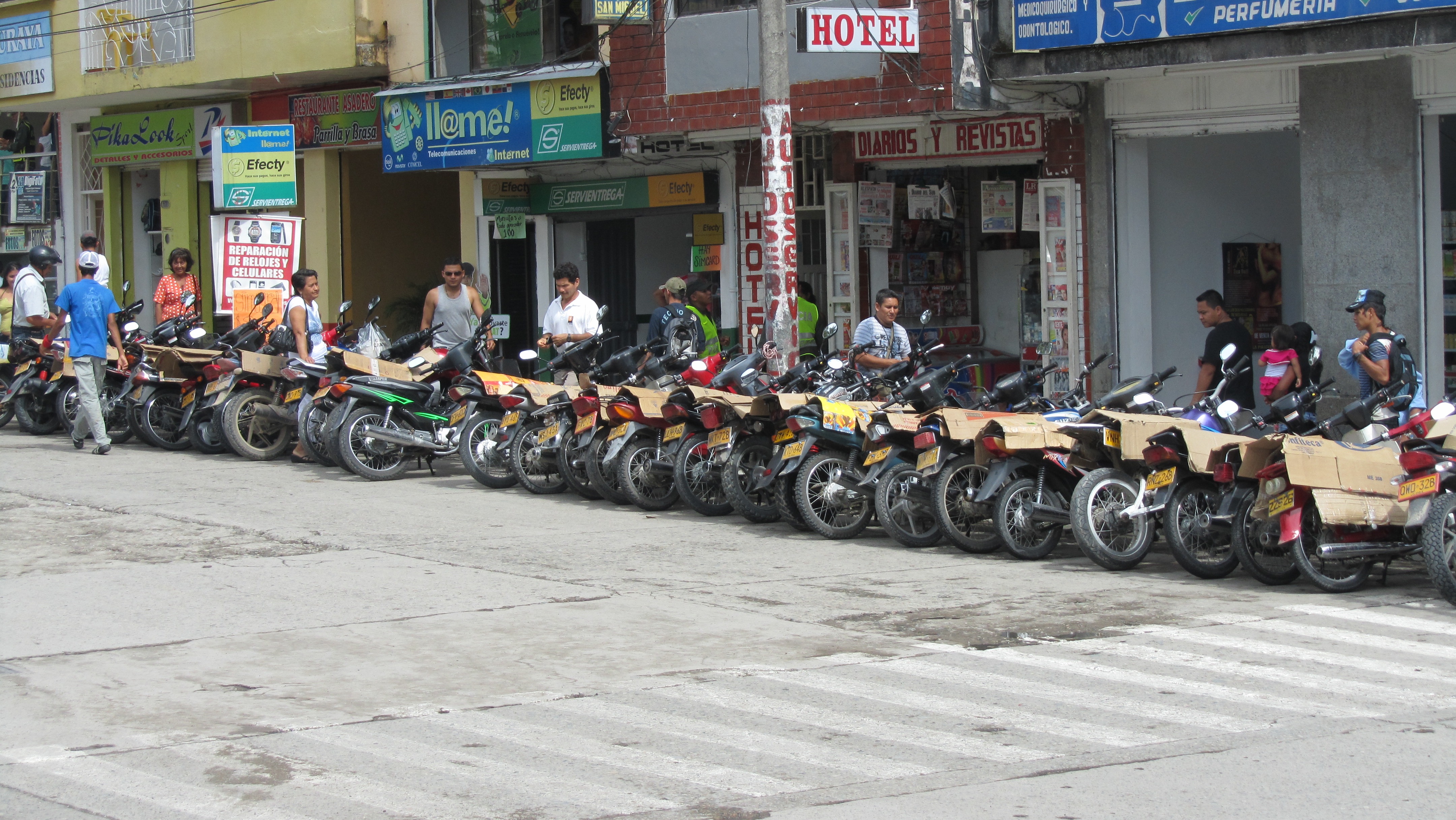 Carboarded motos by CorporateRunaways, on Flickr Carboarded motos