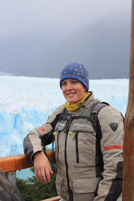 Naomi at Perito Moreno Glacier