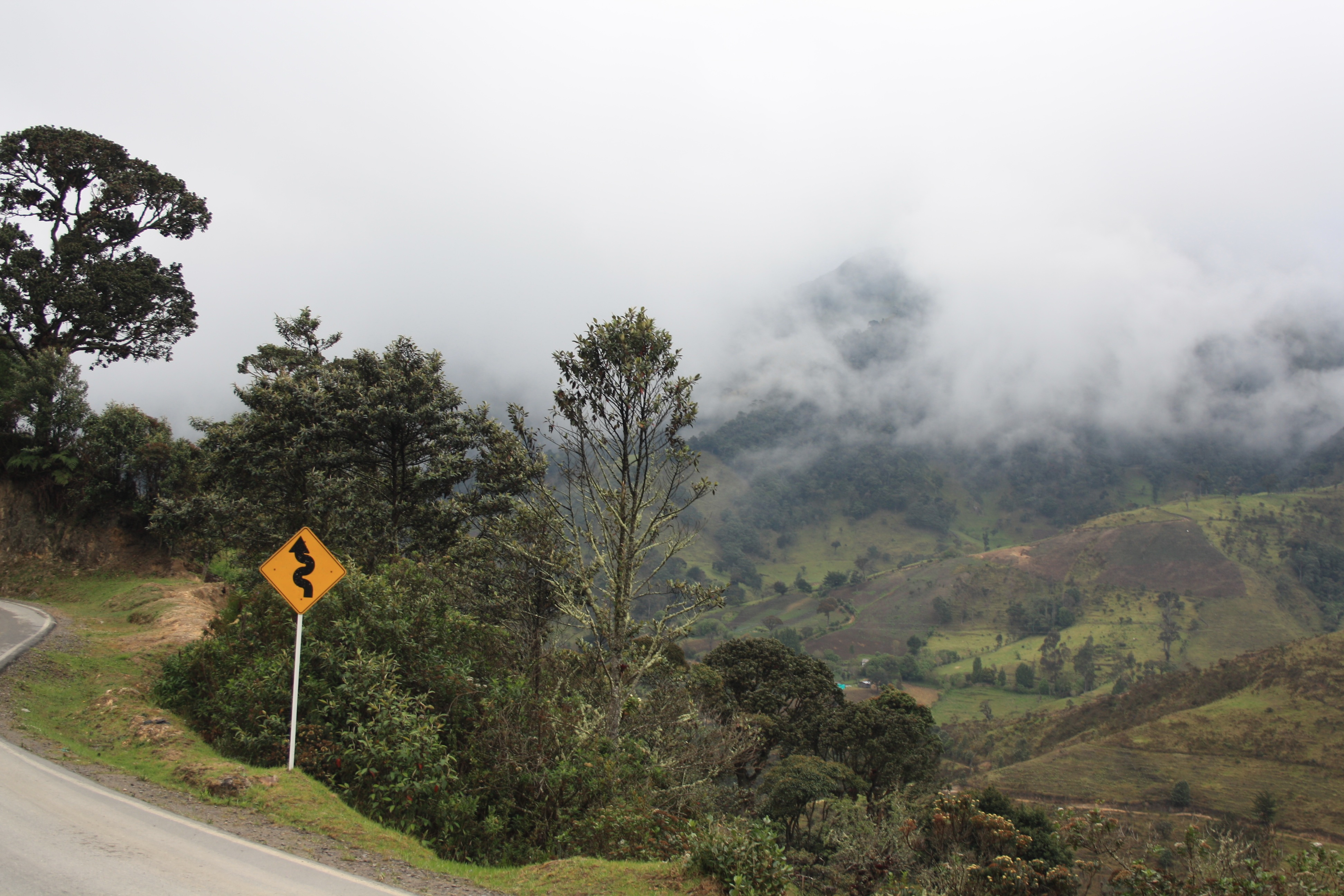 The road from Totoró to Inza