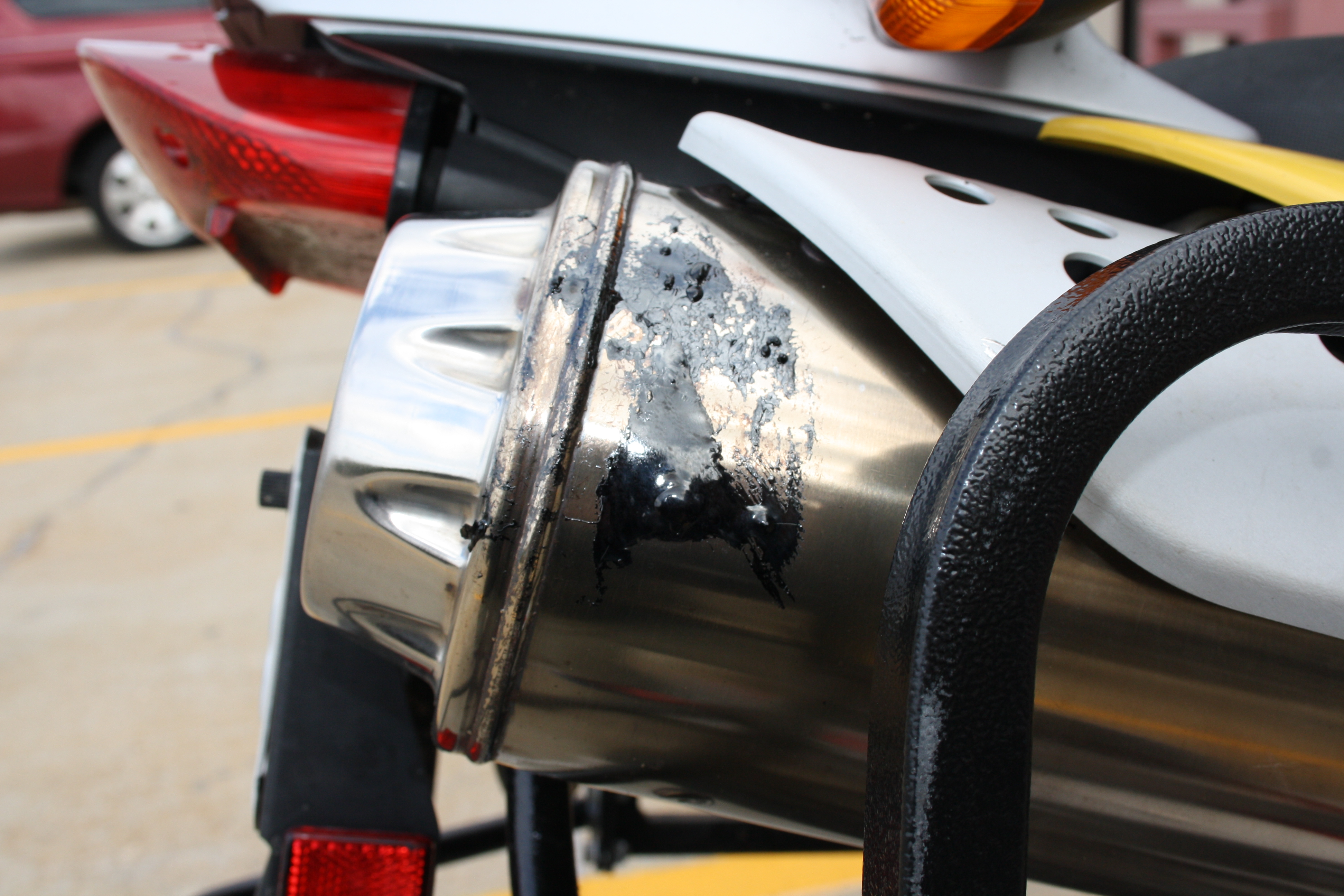 Getting frisky with the muffler