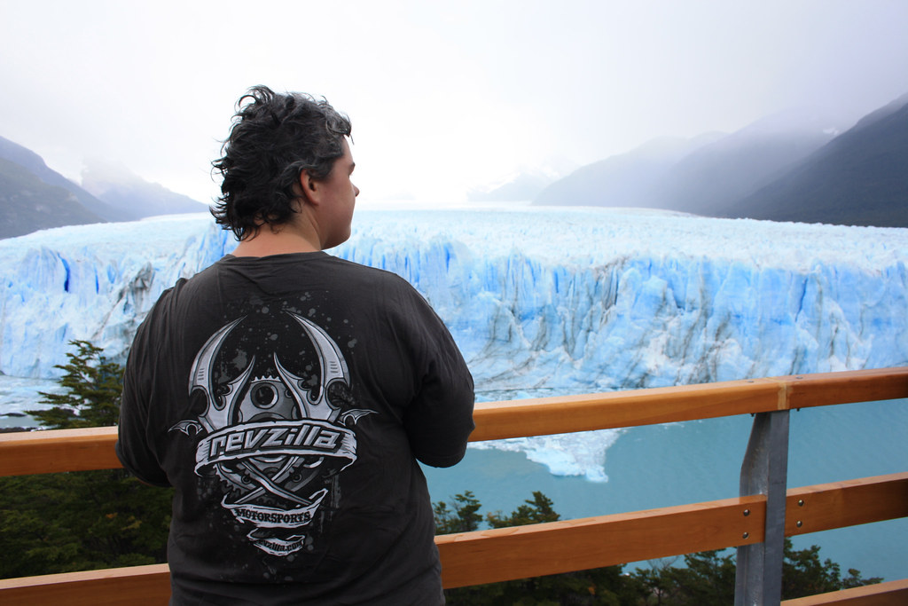 Revzilla at Perito Moreno Glacier