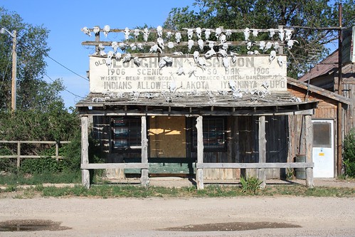 Cool storefront in the town of Scenic, SD